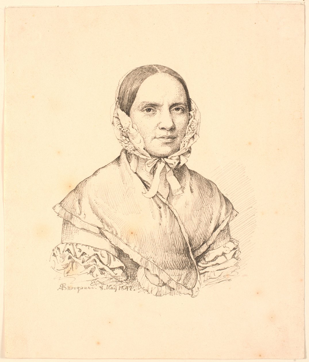 Retrato de Hanne Westengaard. de P.C. Skovgaard