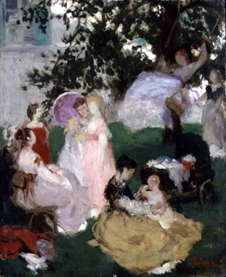 O balanço, 1869 de Pál Szinyei Merse