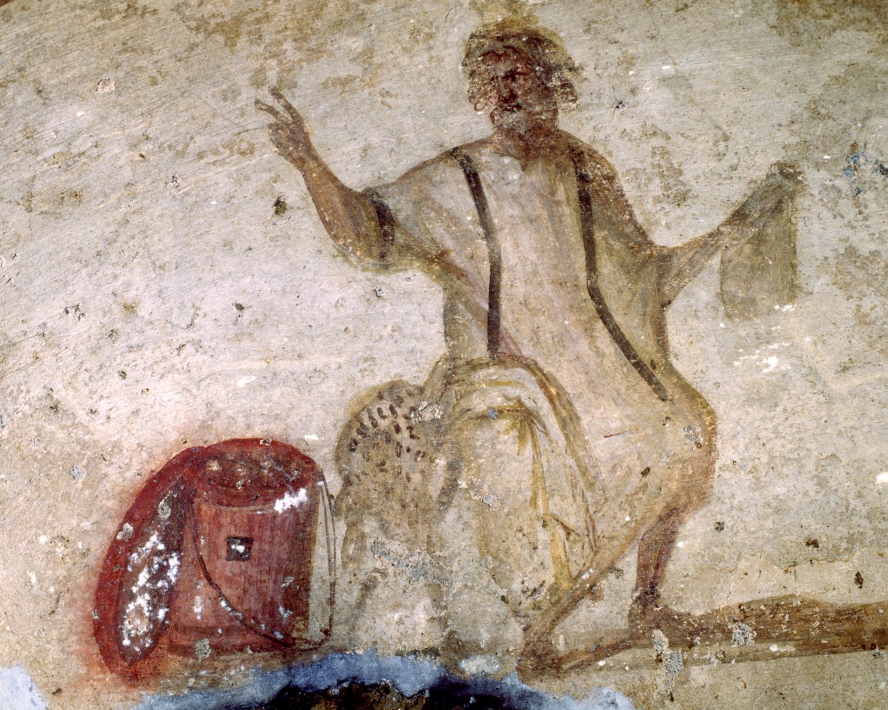 Fresco no Cemitério Maior de Paleo Christian