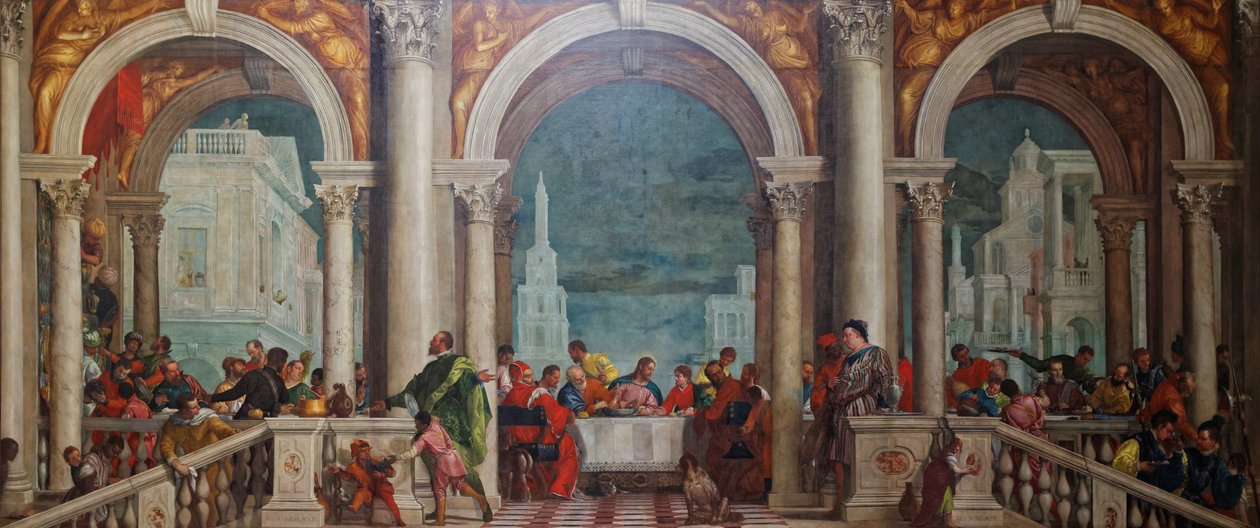 Festa na Casa de Levi de Paolo Veronese
