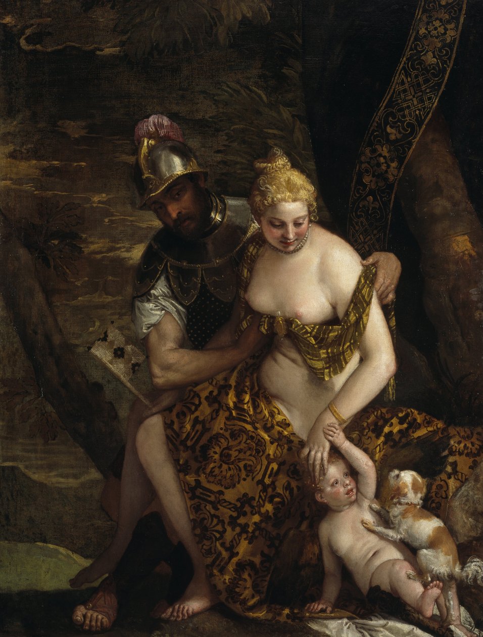 Marte, Vênus e Cupido de Paolo Veronese