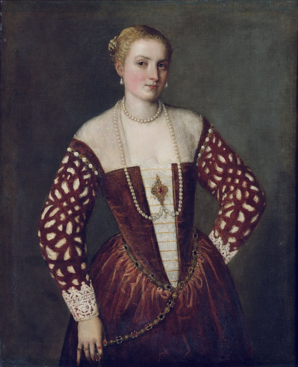 Retrato de uma mulher de Paolo Veronese
