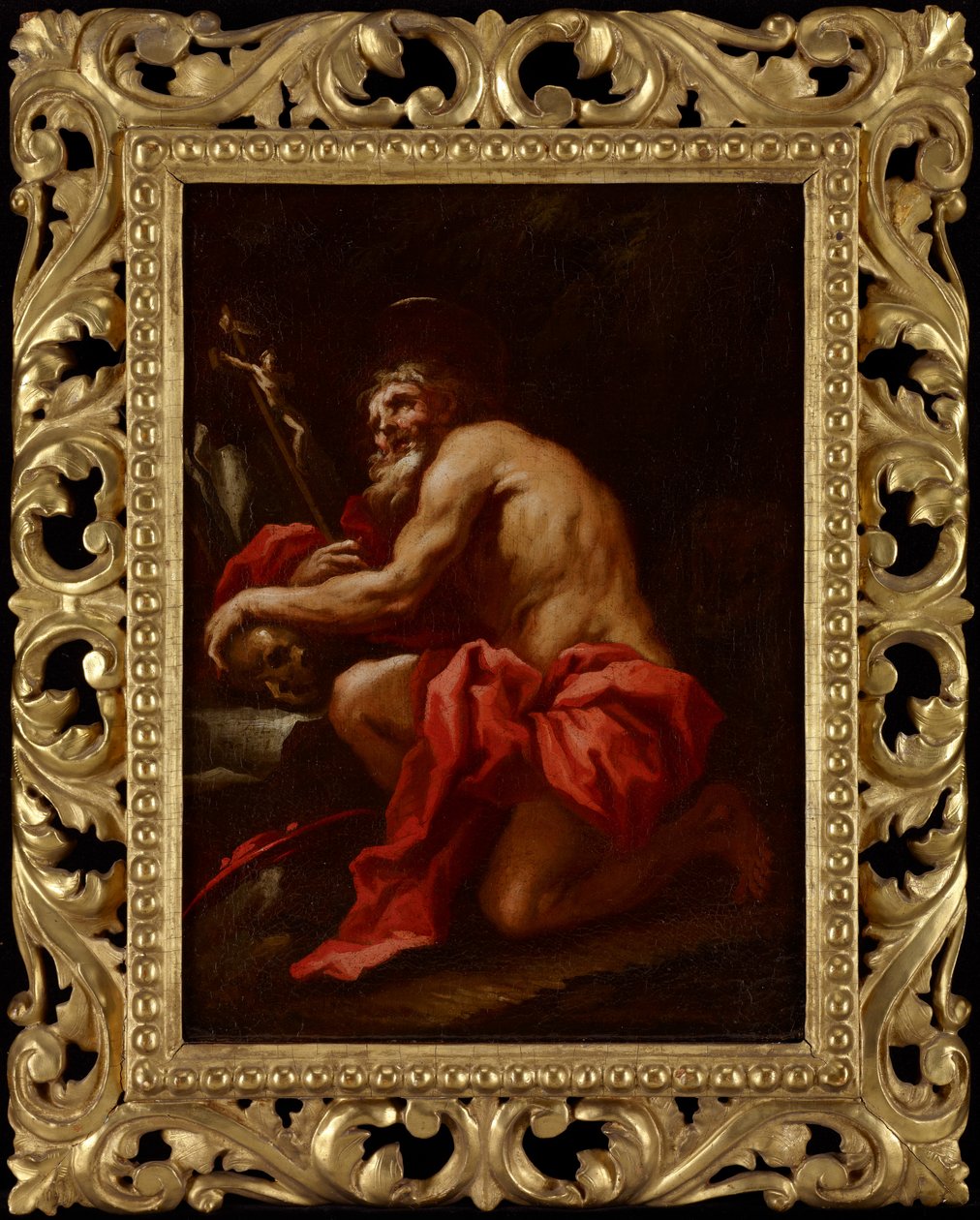 São Jerônimo no deserto, c.1700 de Paolo Pagani