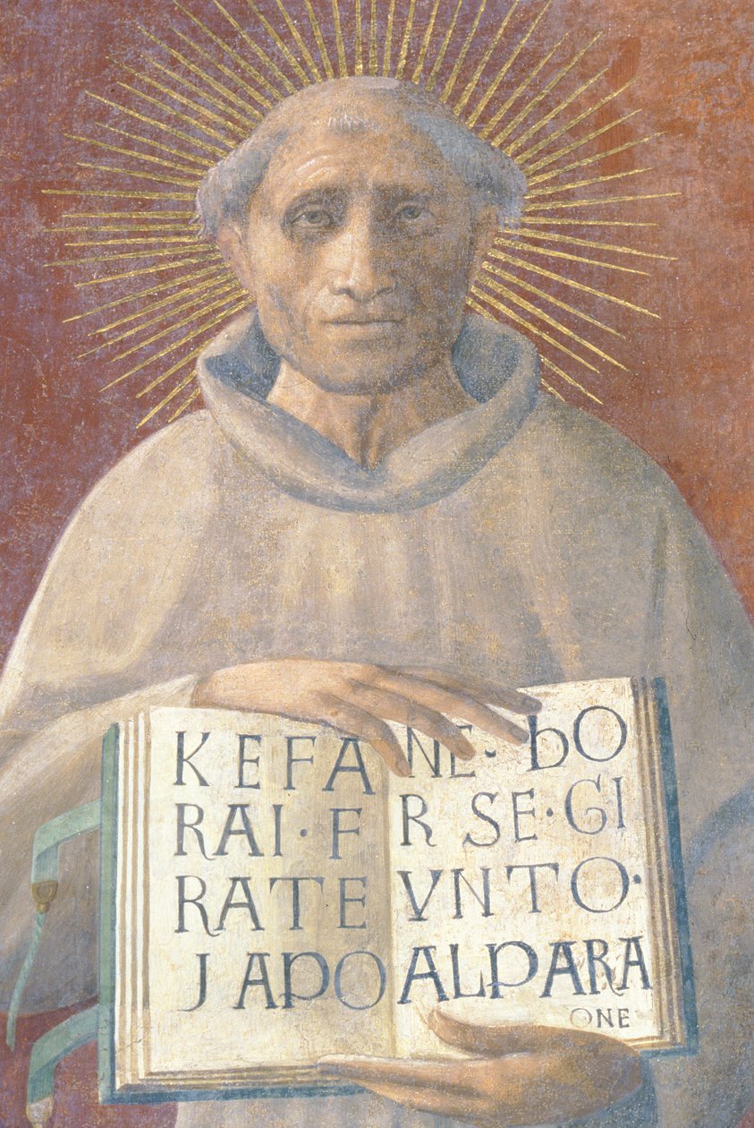 O beato Jacopone da Todi de Paolo Uccello