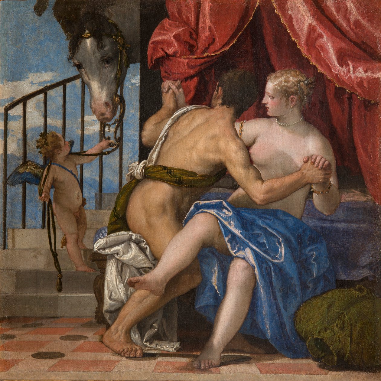 Vênus e Marte, c. 1575. de Paolo Veronese