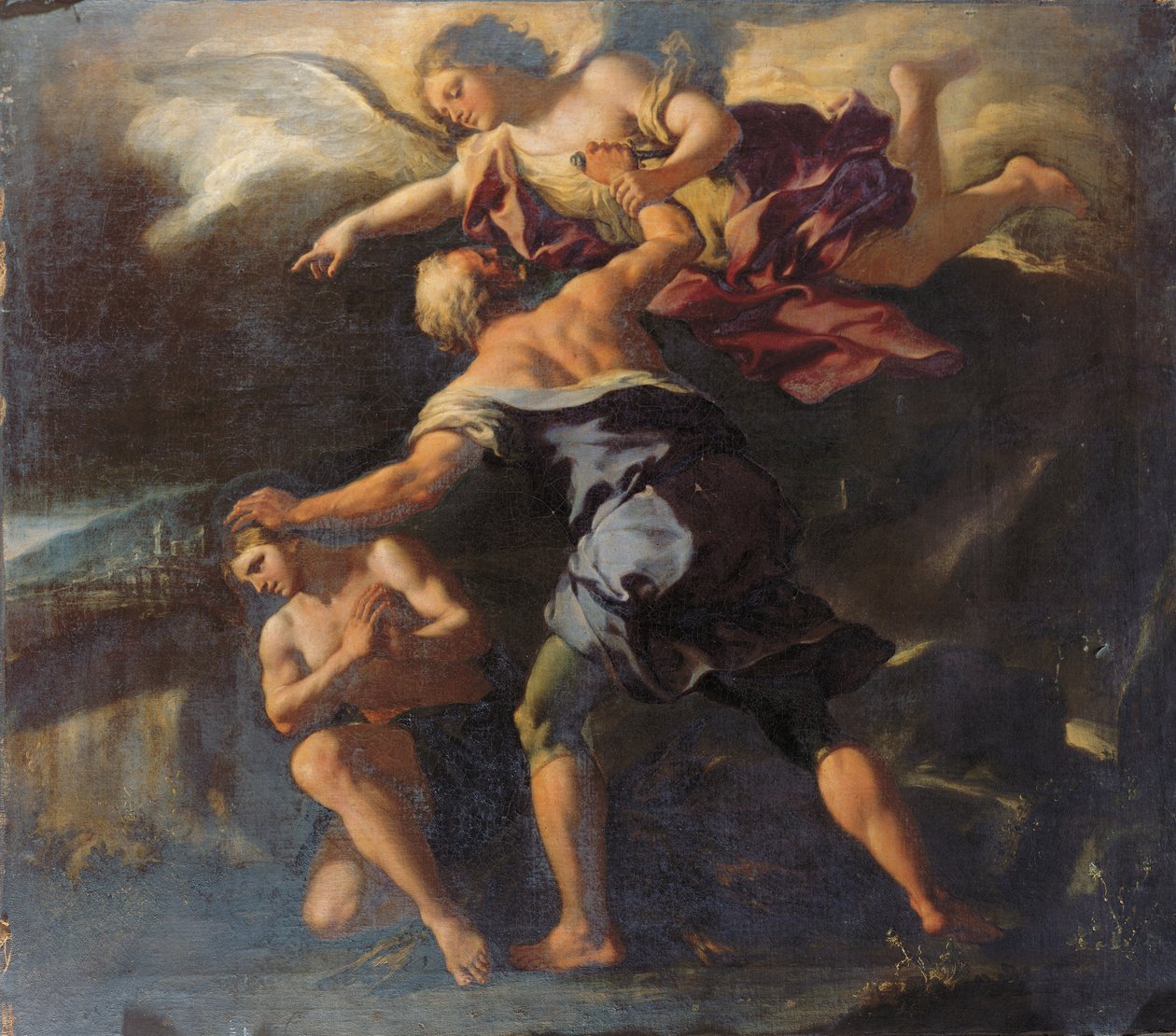 O sacrifício de Isaac de Paolo di Matteis