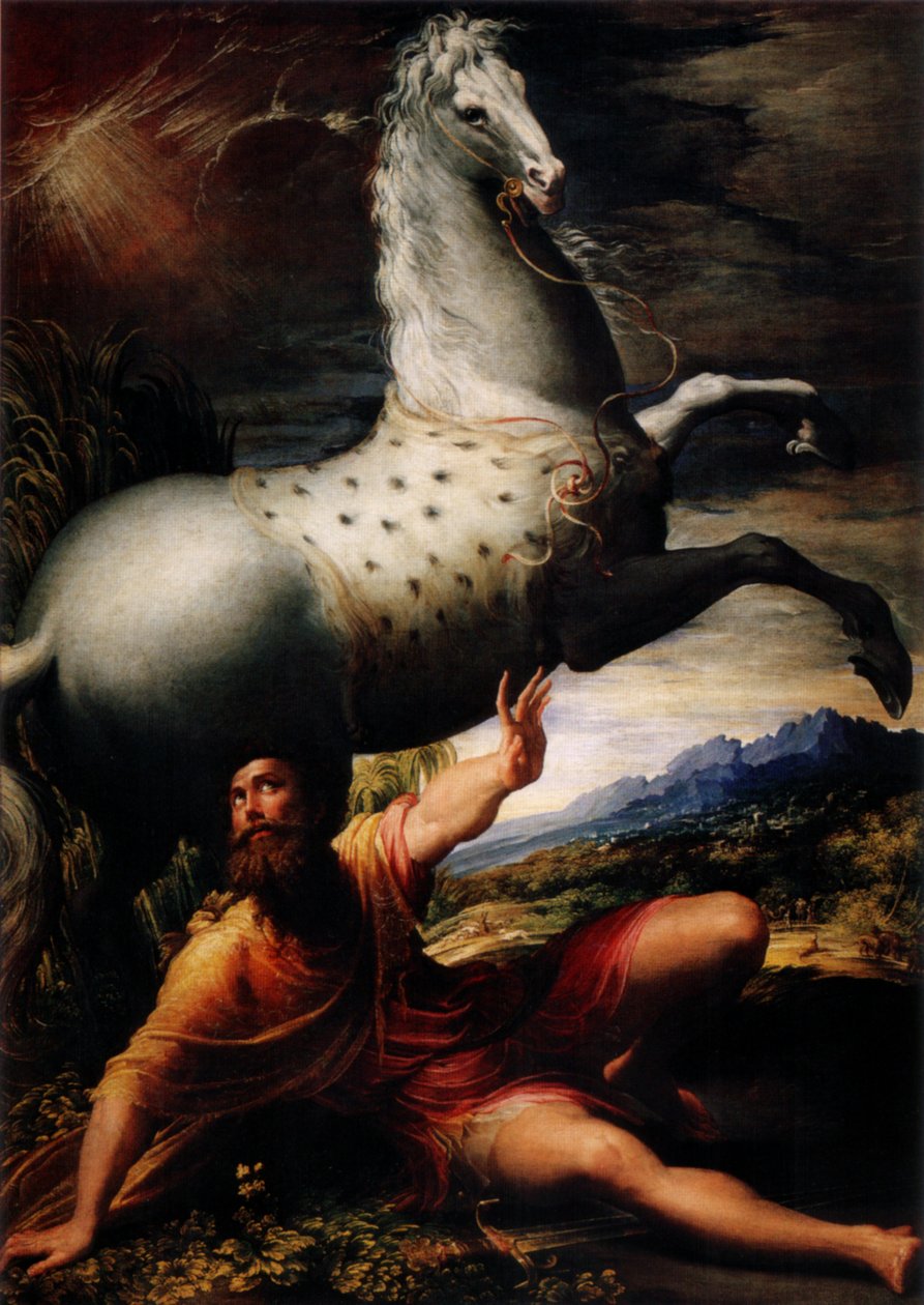 conversão de São Paulo de Parmigianino