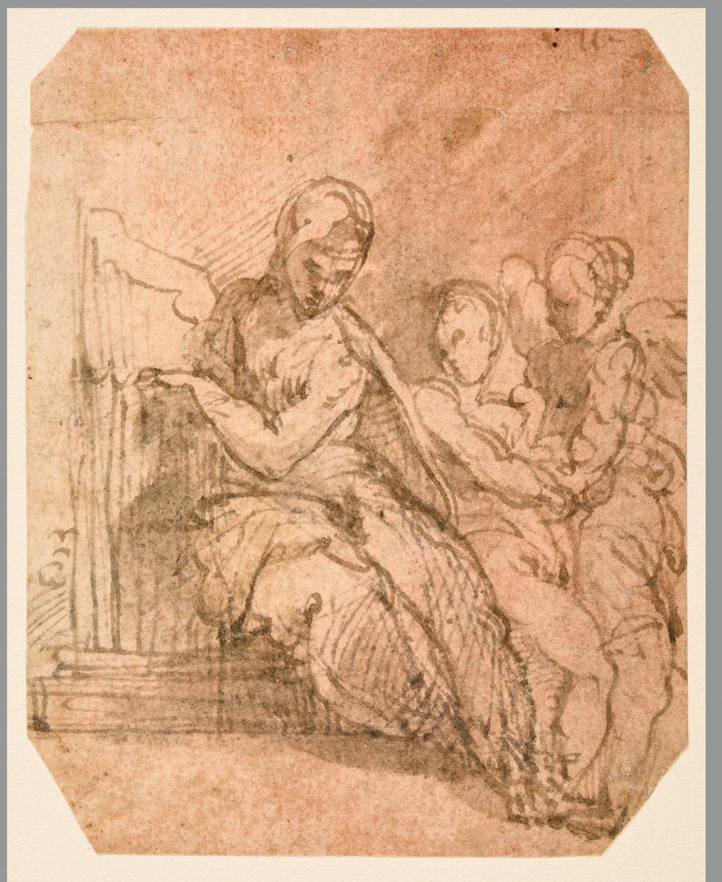 Santa Cecília (recto) de Parmigianino