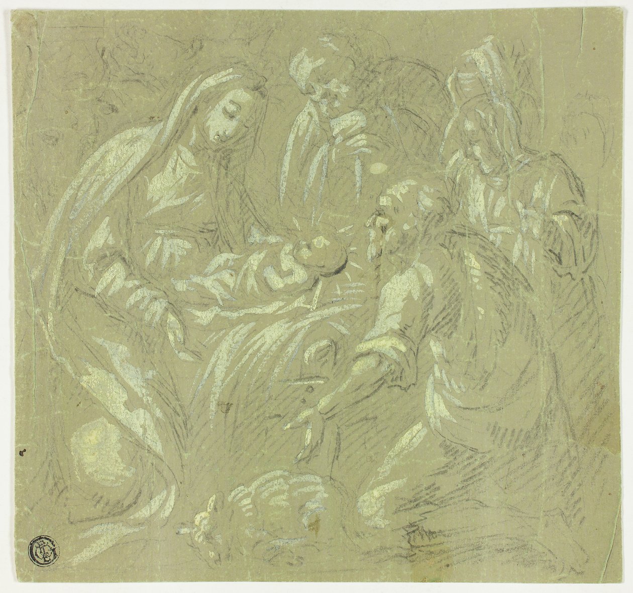 Adoração dos pastores de Parmigianino