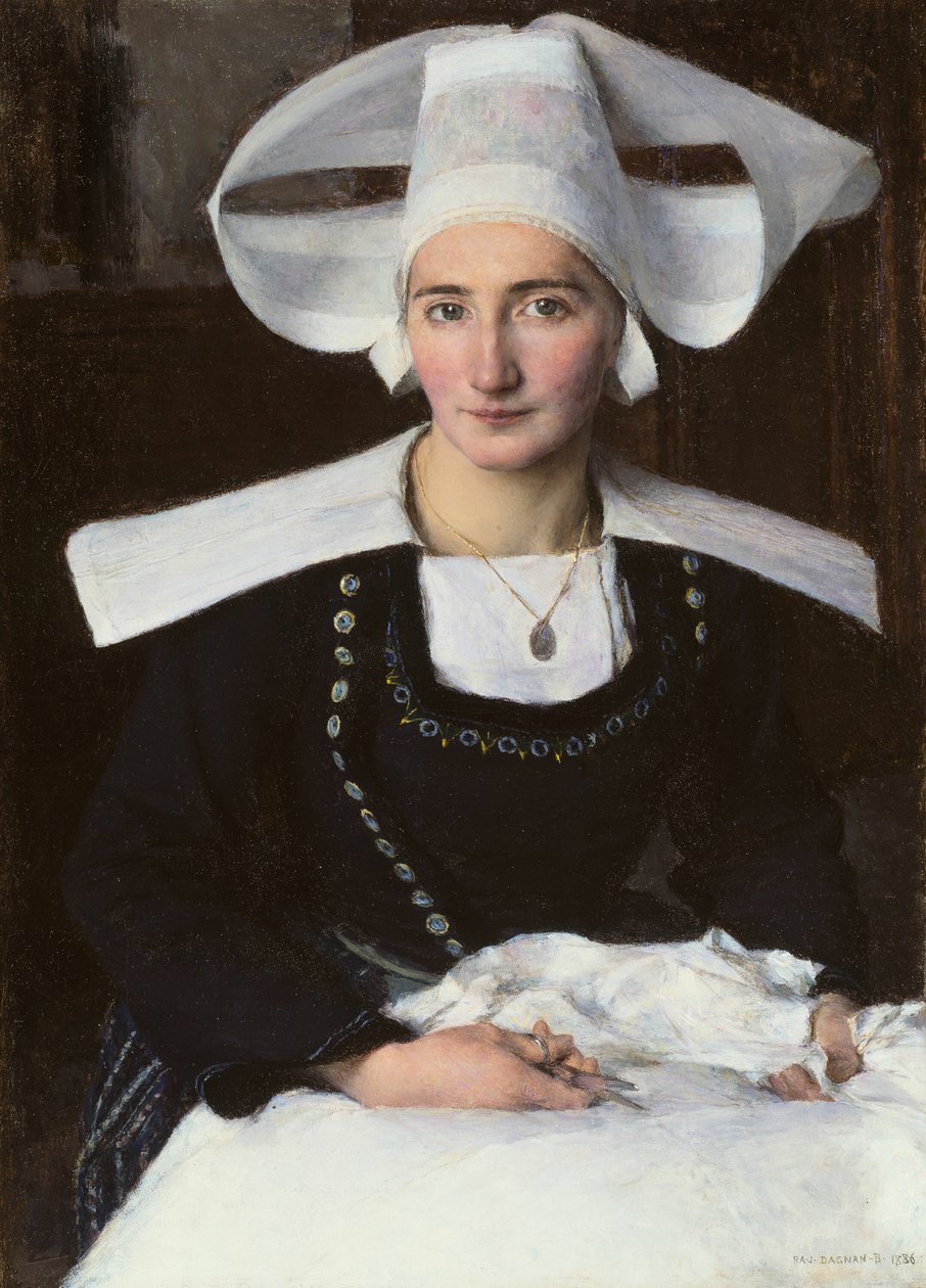 Mulher da Bretanha de Pascal Adolphe Jean Dagnan Bouveret