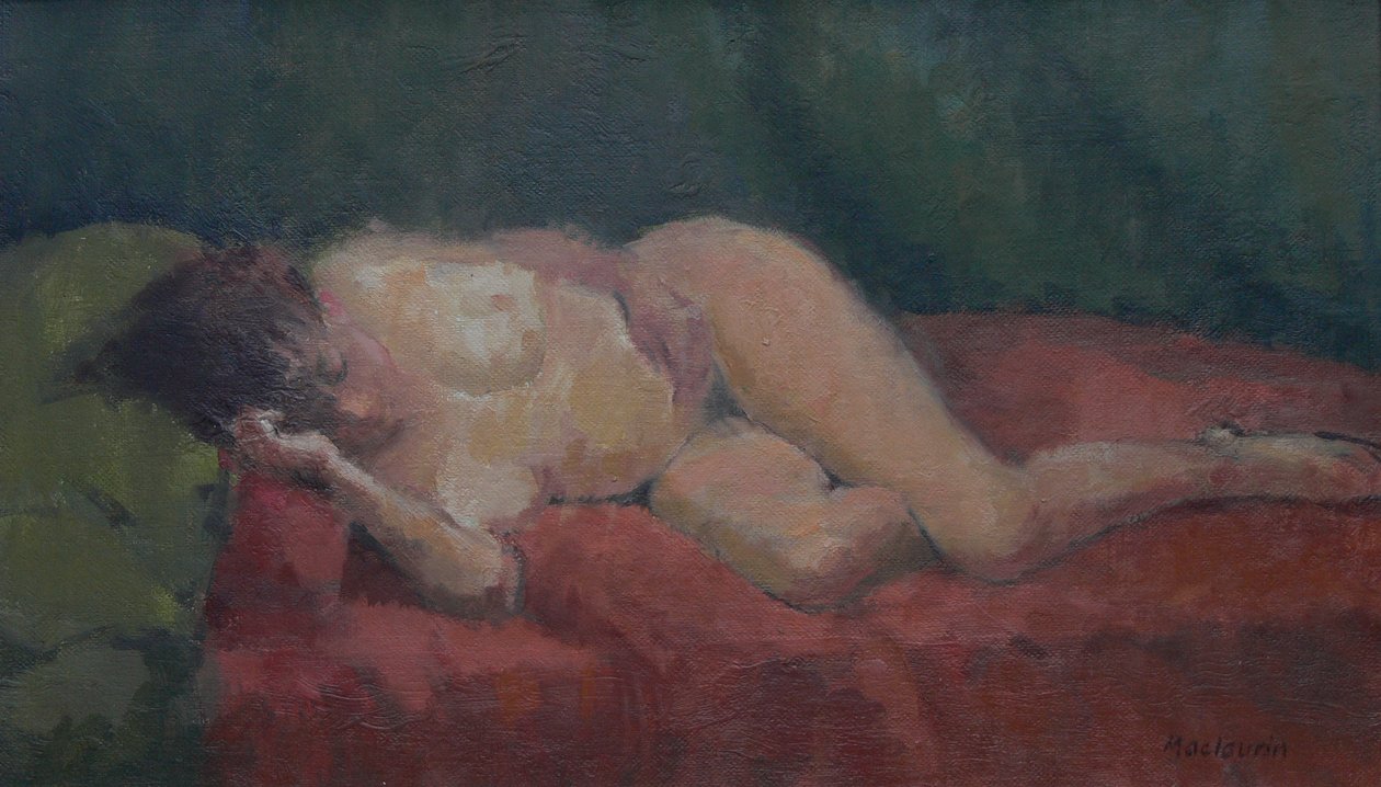 Nu em vermelho e verde, 2009 de Pat Maclaurin