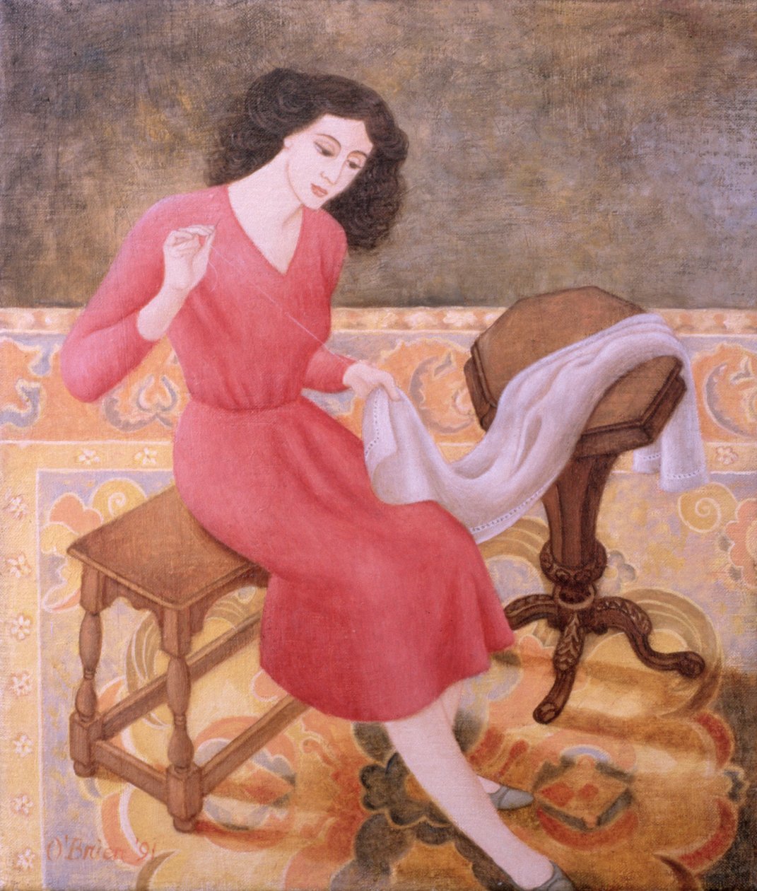 Menina Costura, 1991 de Patricia OBrien