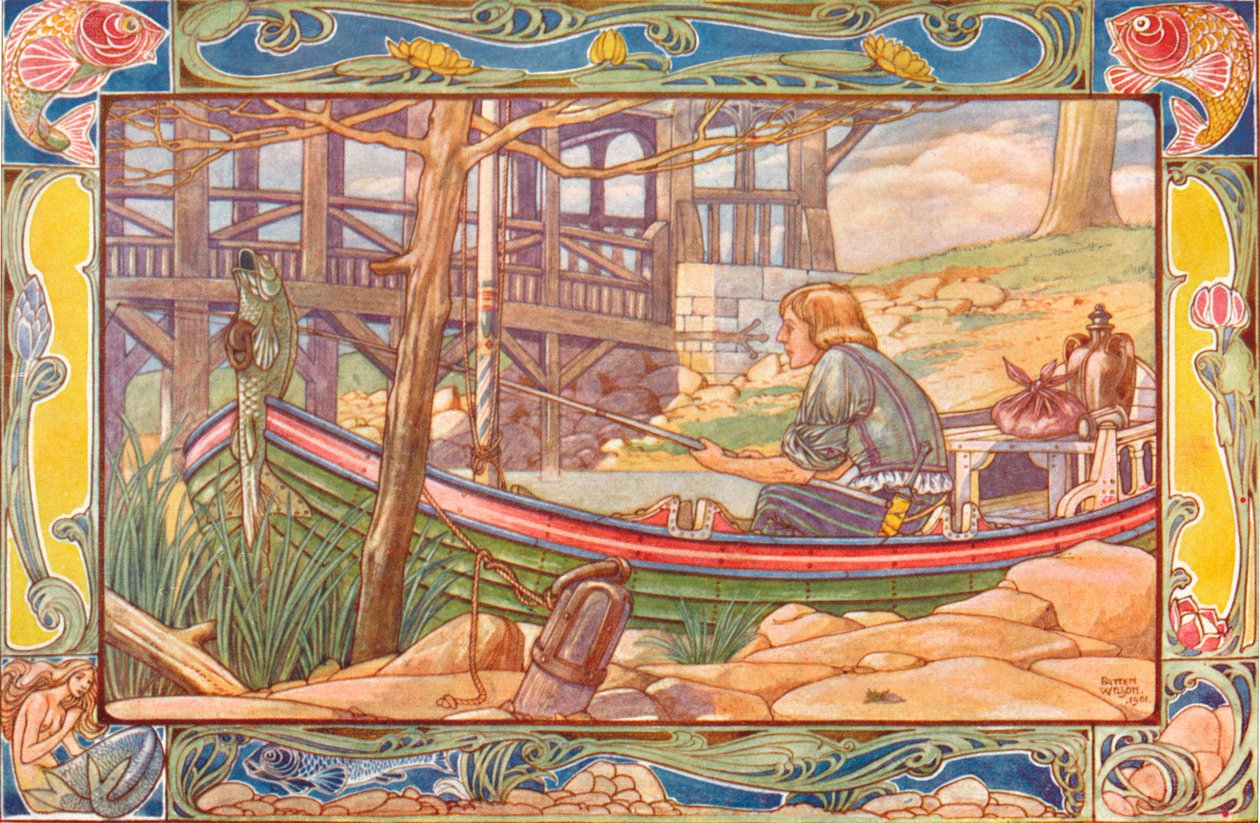 O Pescador, 1901 de Patten Wilson