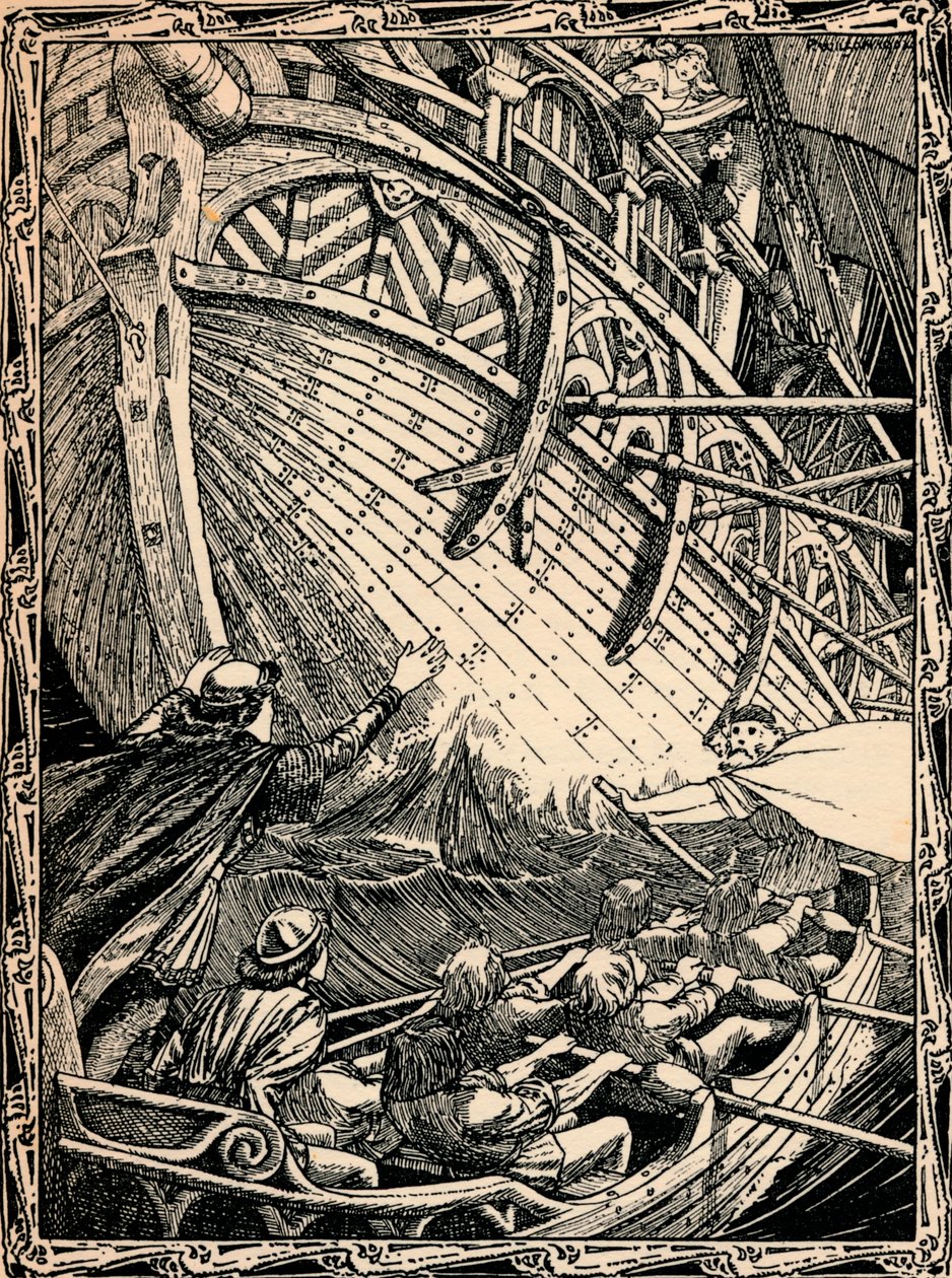 O navio branco, 1902 de Patten Wilson