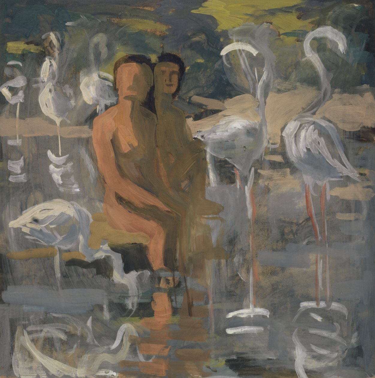 Flamingos, c.1913-15 de Paul Altherr