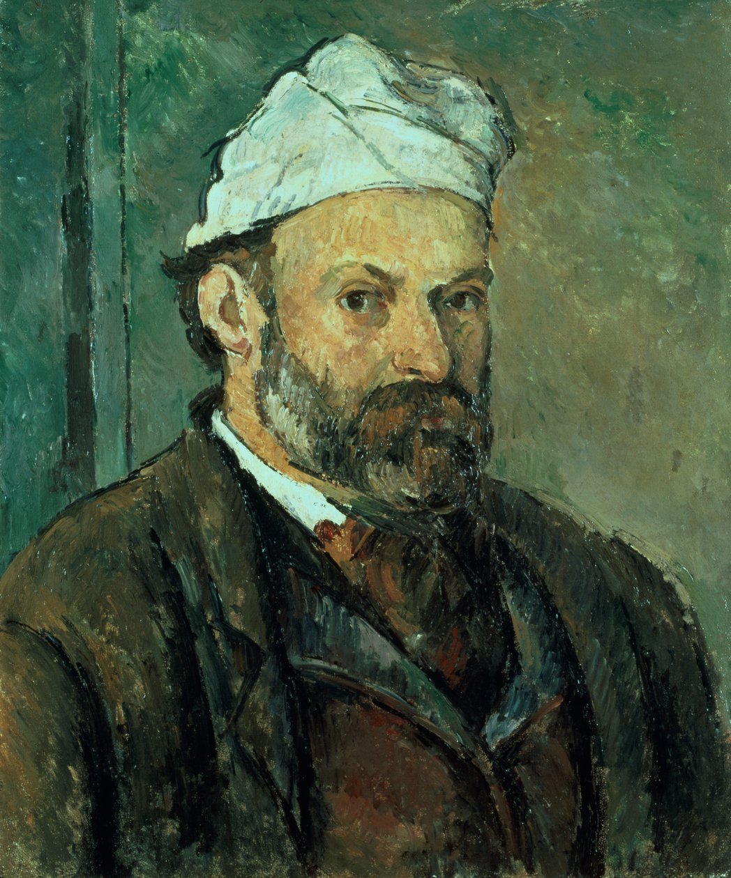 Auto-retrato, 1875-77 de Paul Cézanne