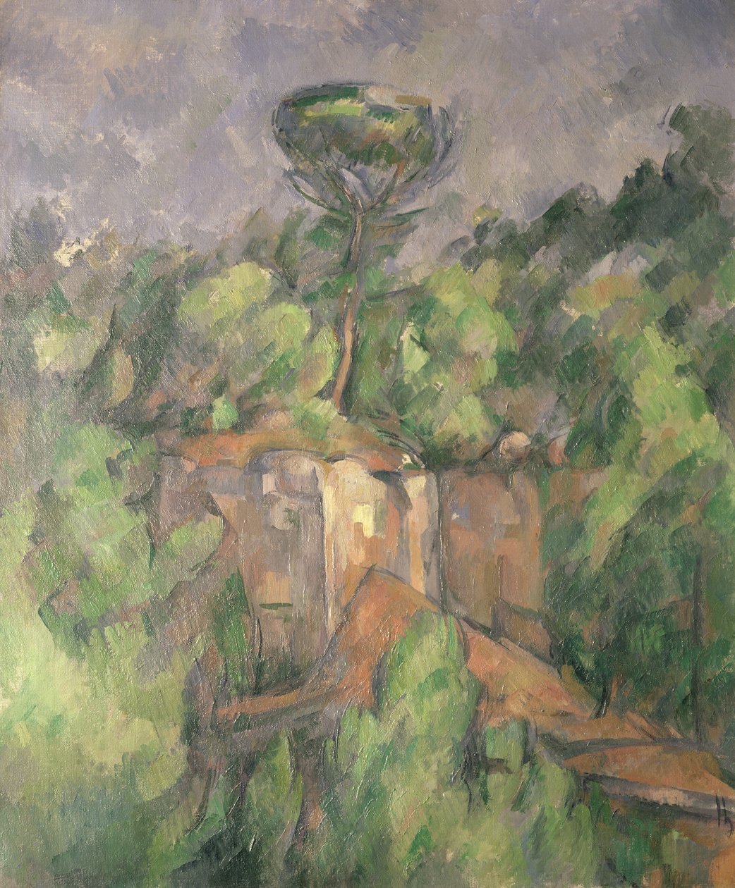 Beber Pedreira, 1898-1900 de Paul Cézanne