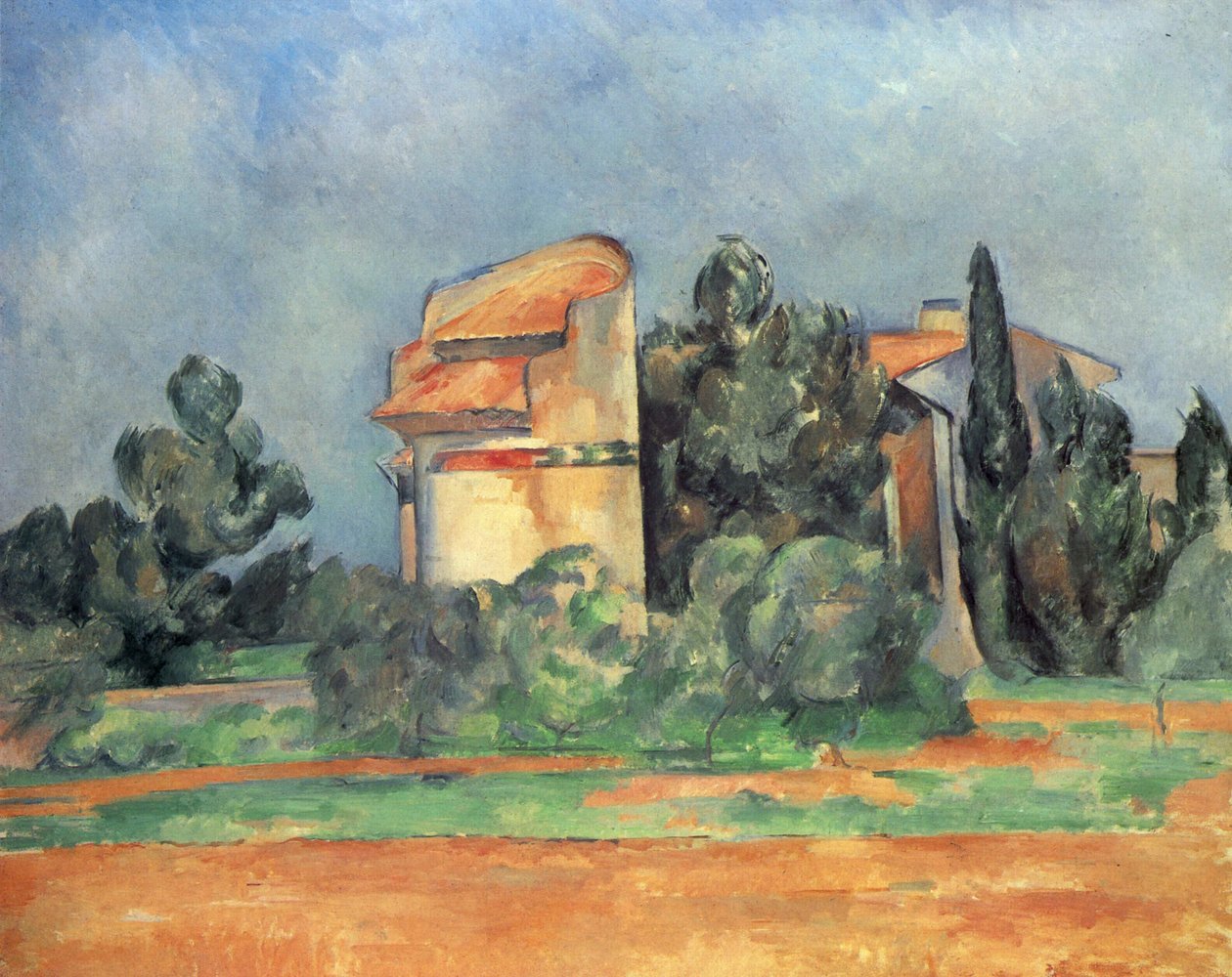 O pombal em Bellevue de Paul Cézanne