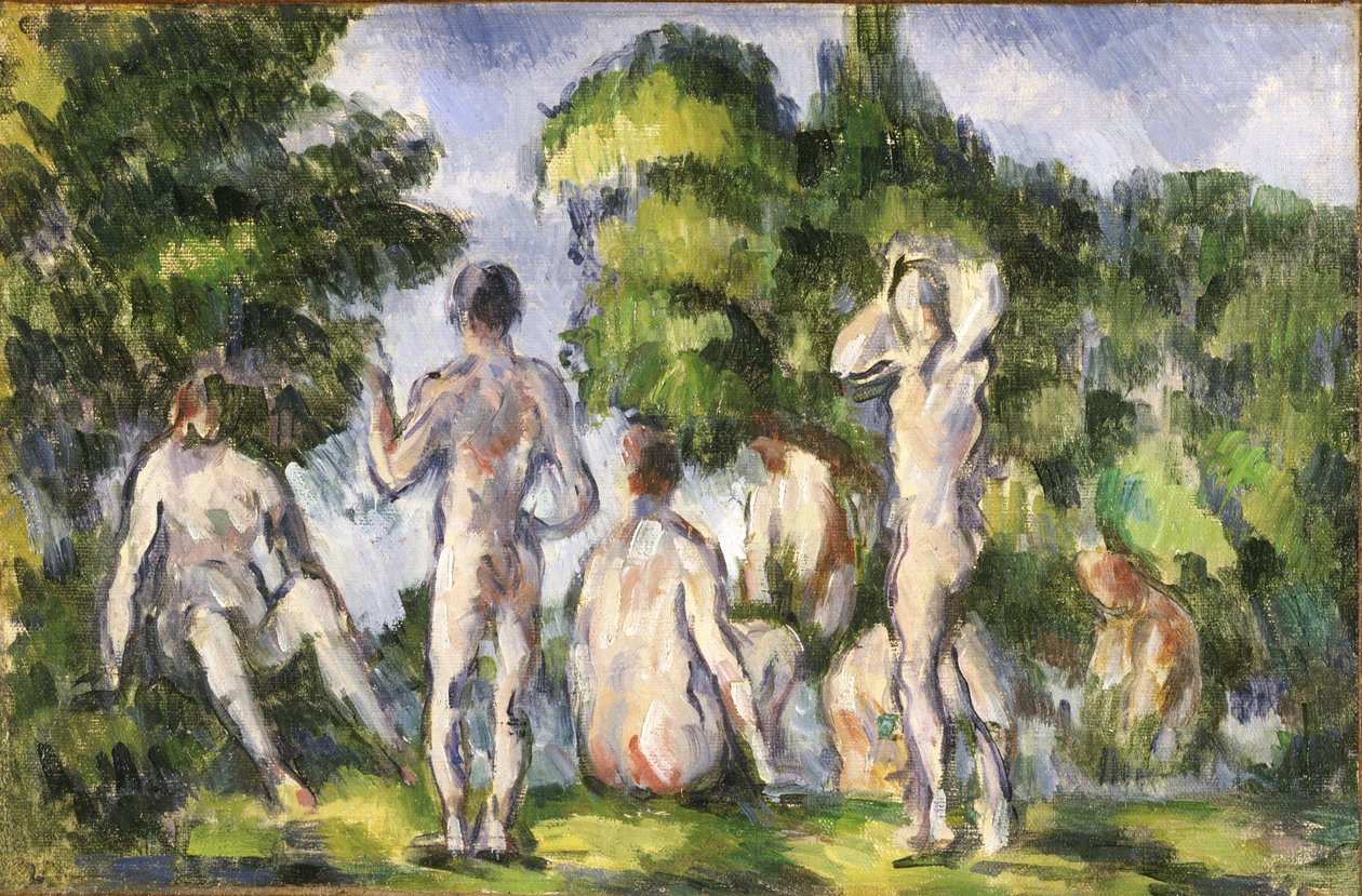 Grupo de banhistas de Paul Cézanne