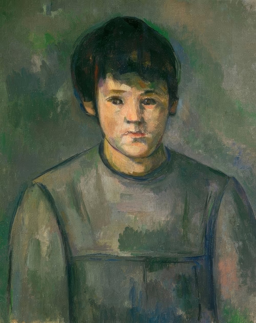 Retrato de uma menina de Paul Cézanne