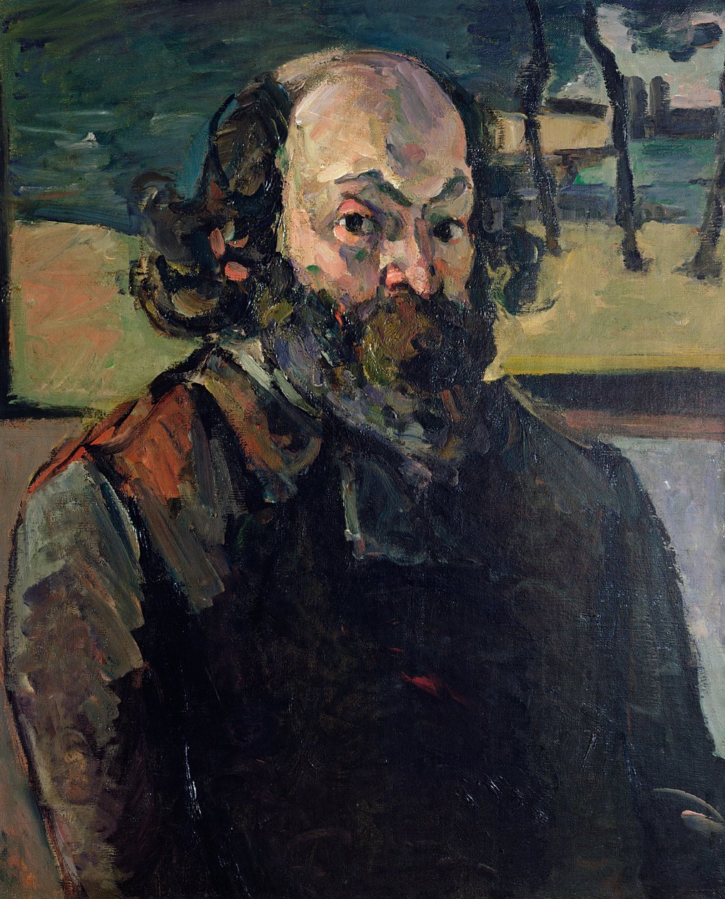 Auto-retrato, c.1873-76 de Paul Cézanne