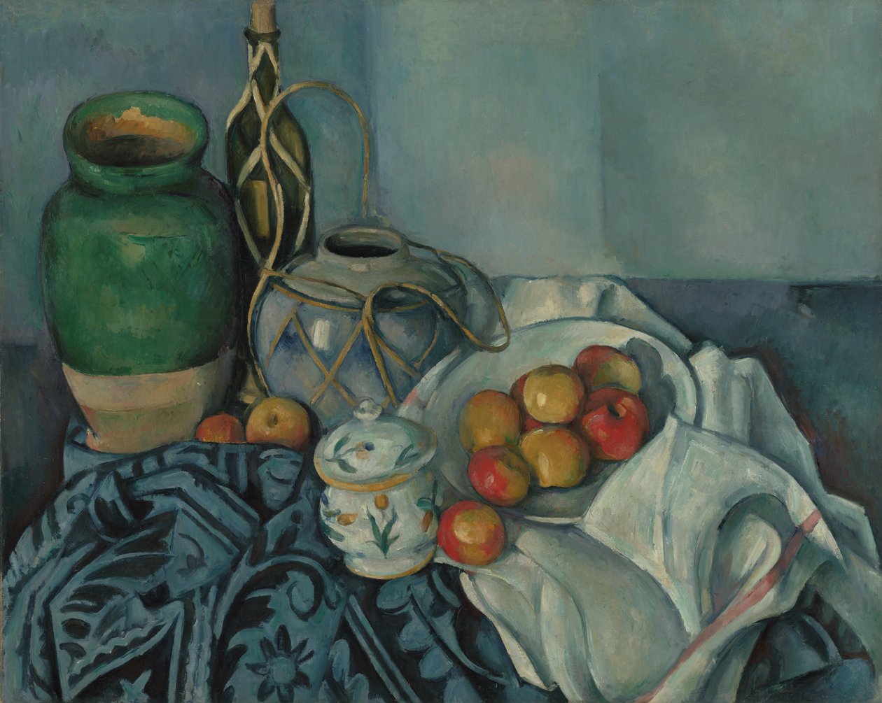 Ainda vida com maçãs de Paul Cézanne