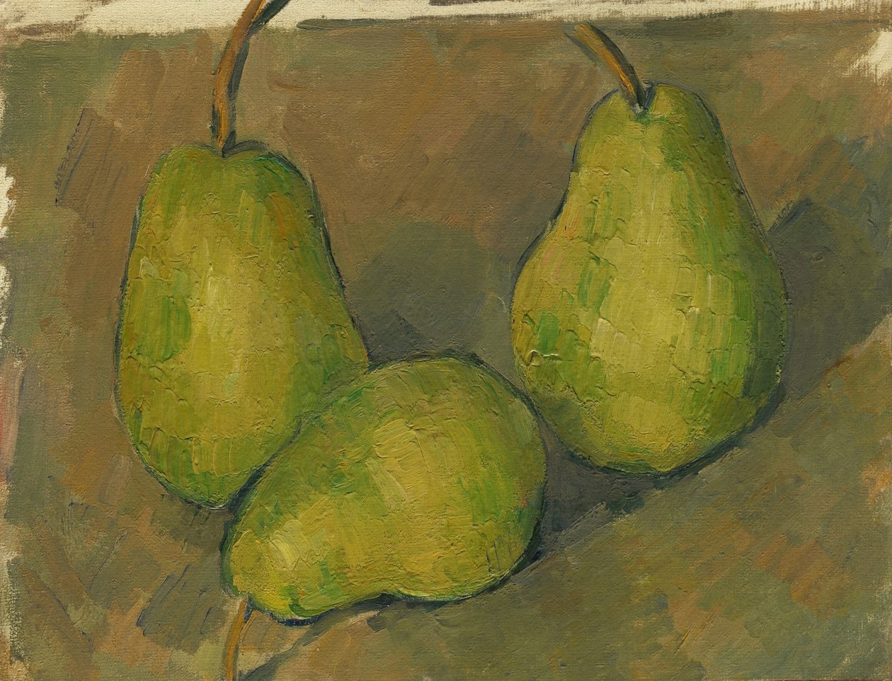 Três pêras de Paul Cézanne