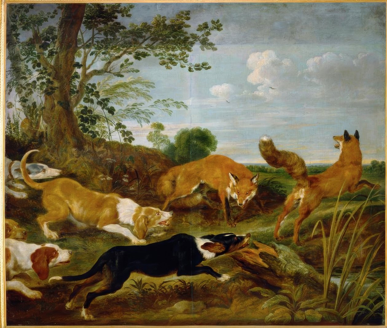 A caça à raposa. de Paul De Vos