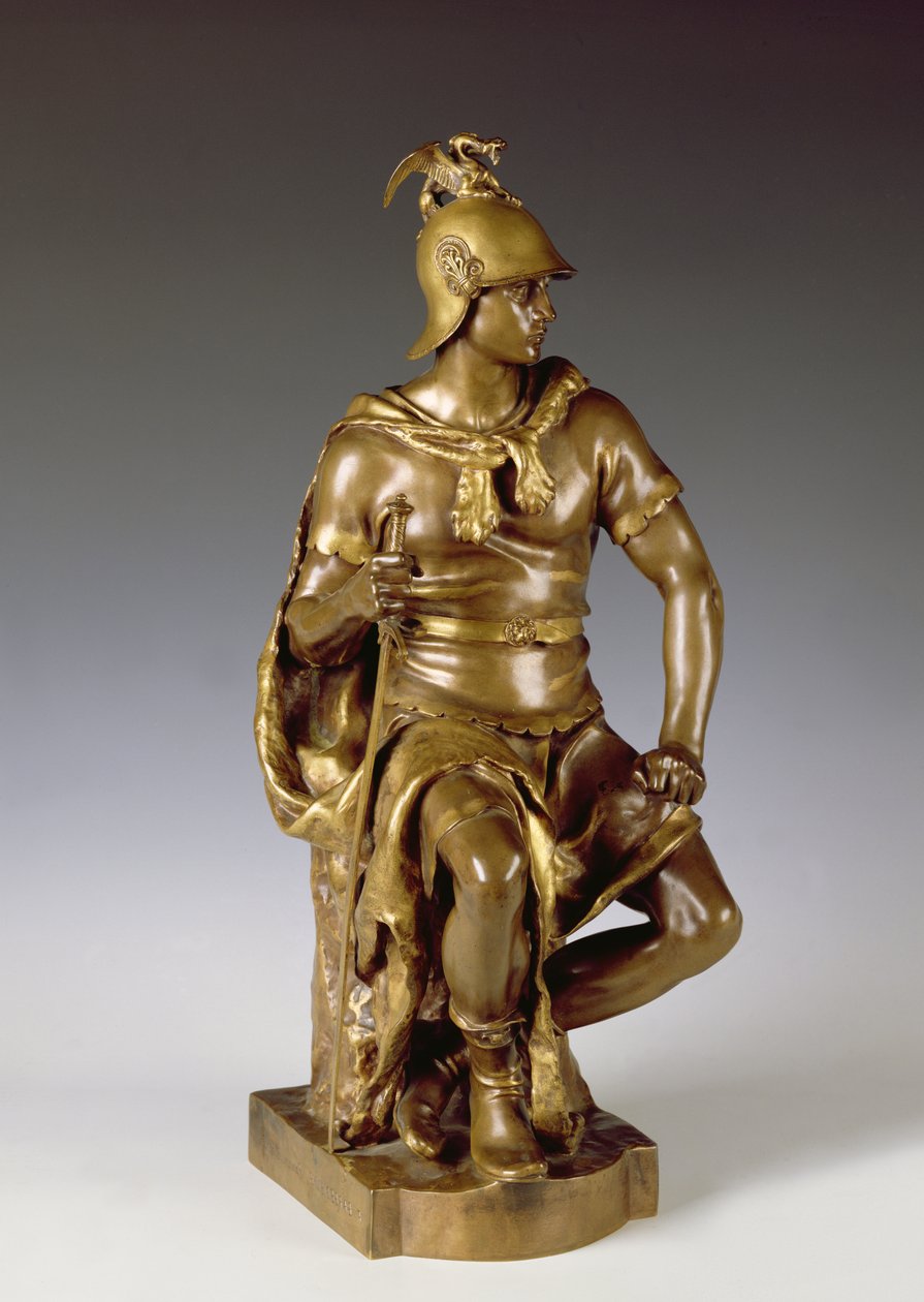 Coragem Militar, 1876 (bronze) de Paul Dubois