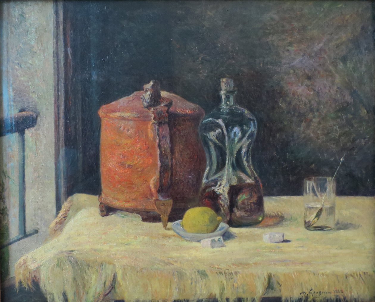 Na janela de Paul Gauguin