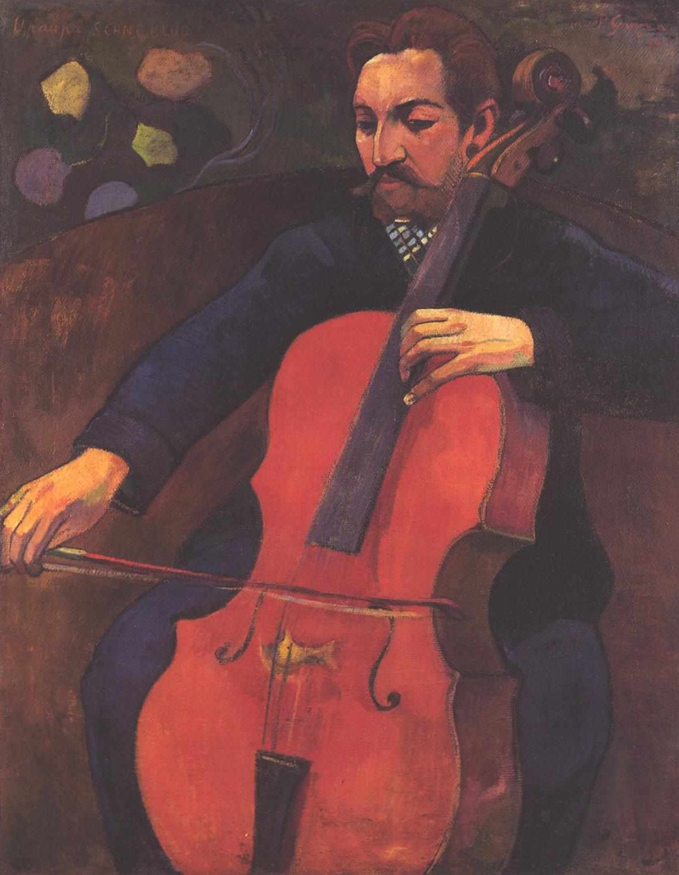 O violoncelista de Paul Gauguin