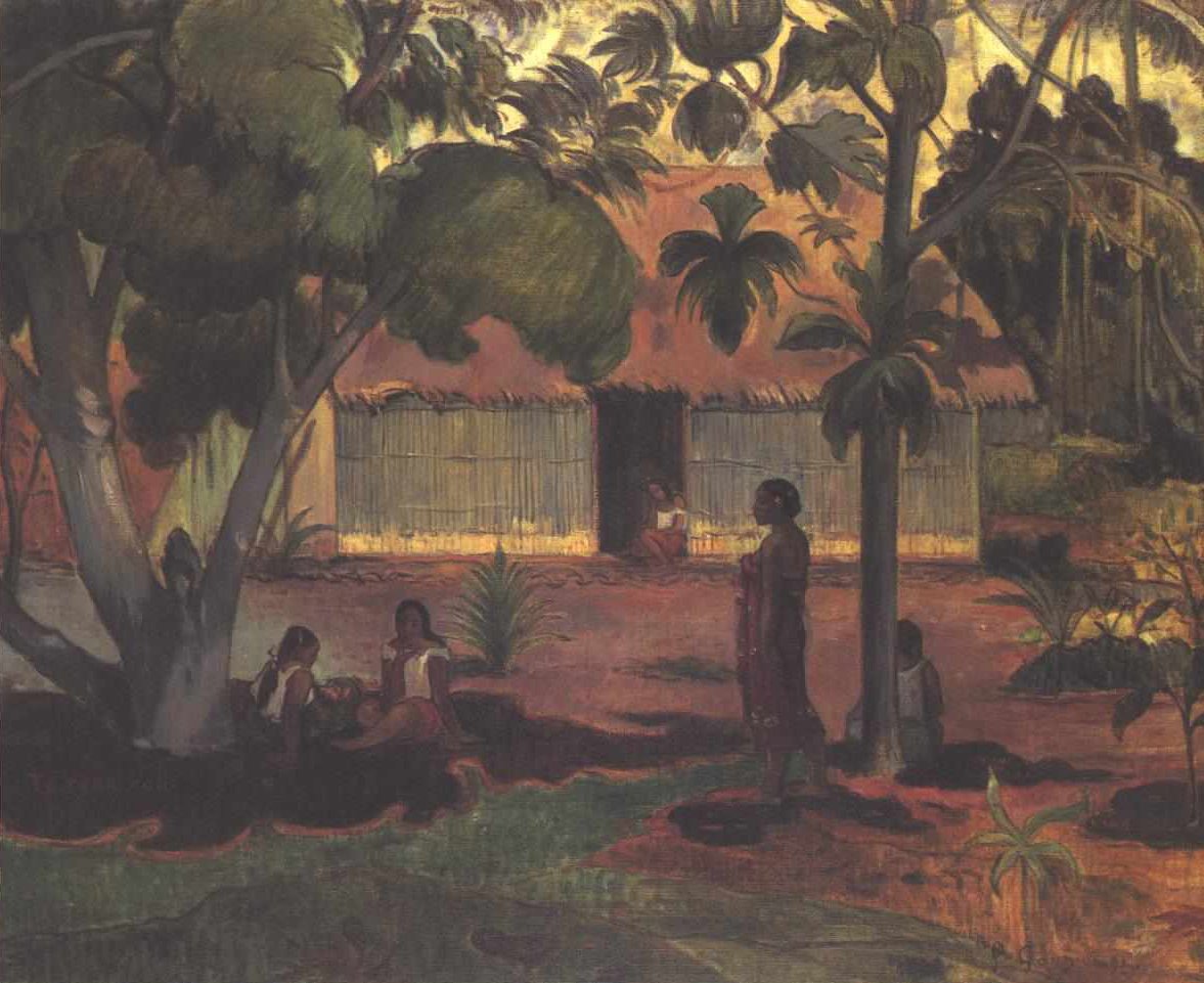 A grande árvore de Paul Gauguin