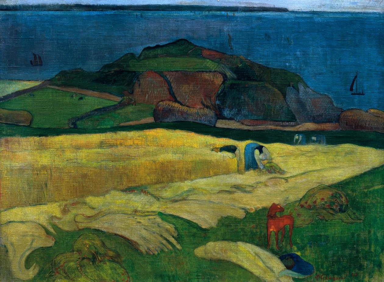 A colheita à beira-mar: Le Pouldu de Paul Gauguin