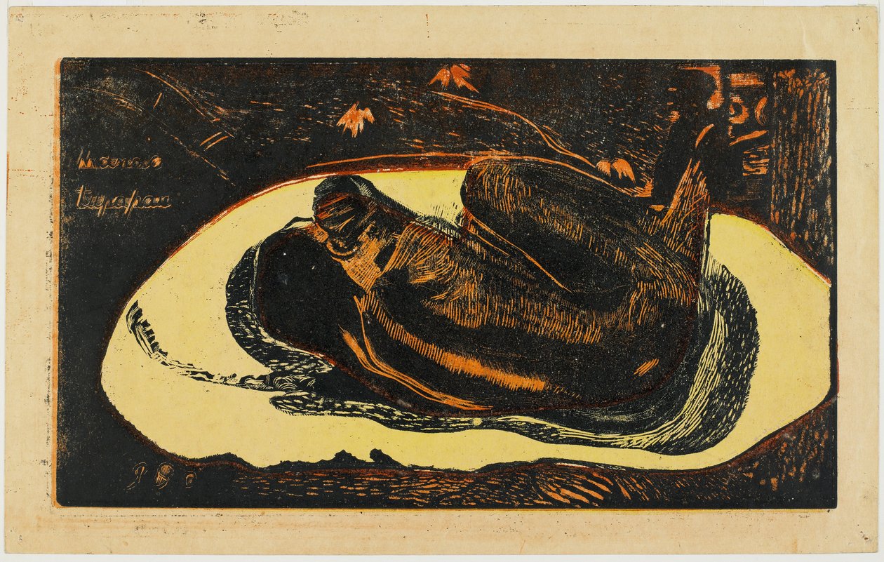 Stone Tree, 1894 (madeira de xilogravura) de Paul Gauguin