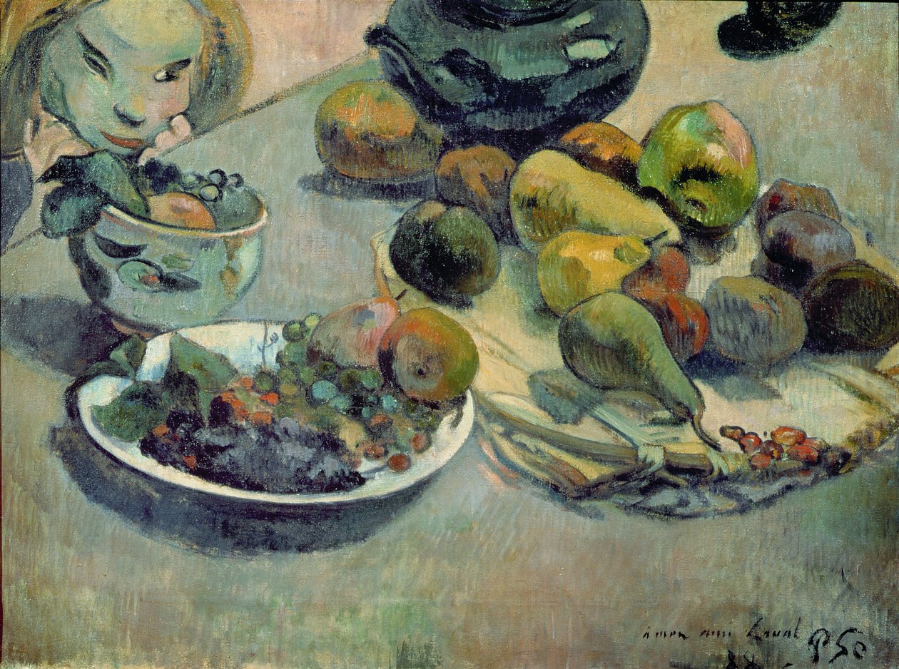 Ainda vida com frutas, 1888 de Paul Gauguin