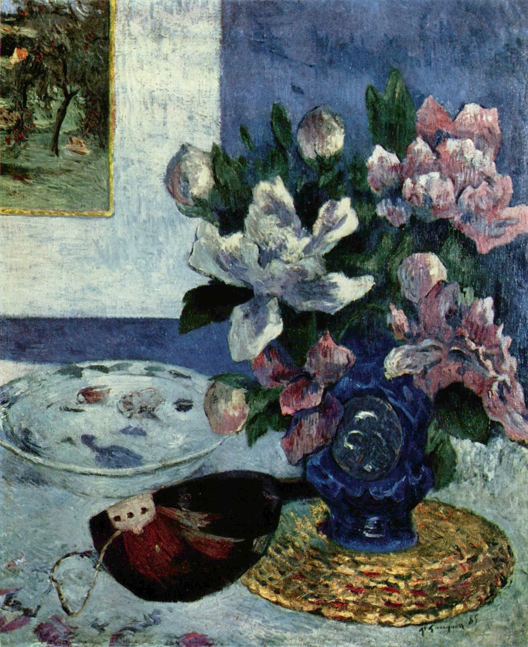 Ainda vida com bandolim de Paul Gauguin