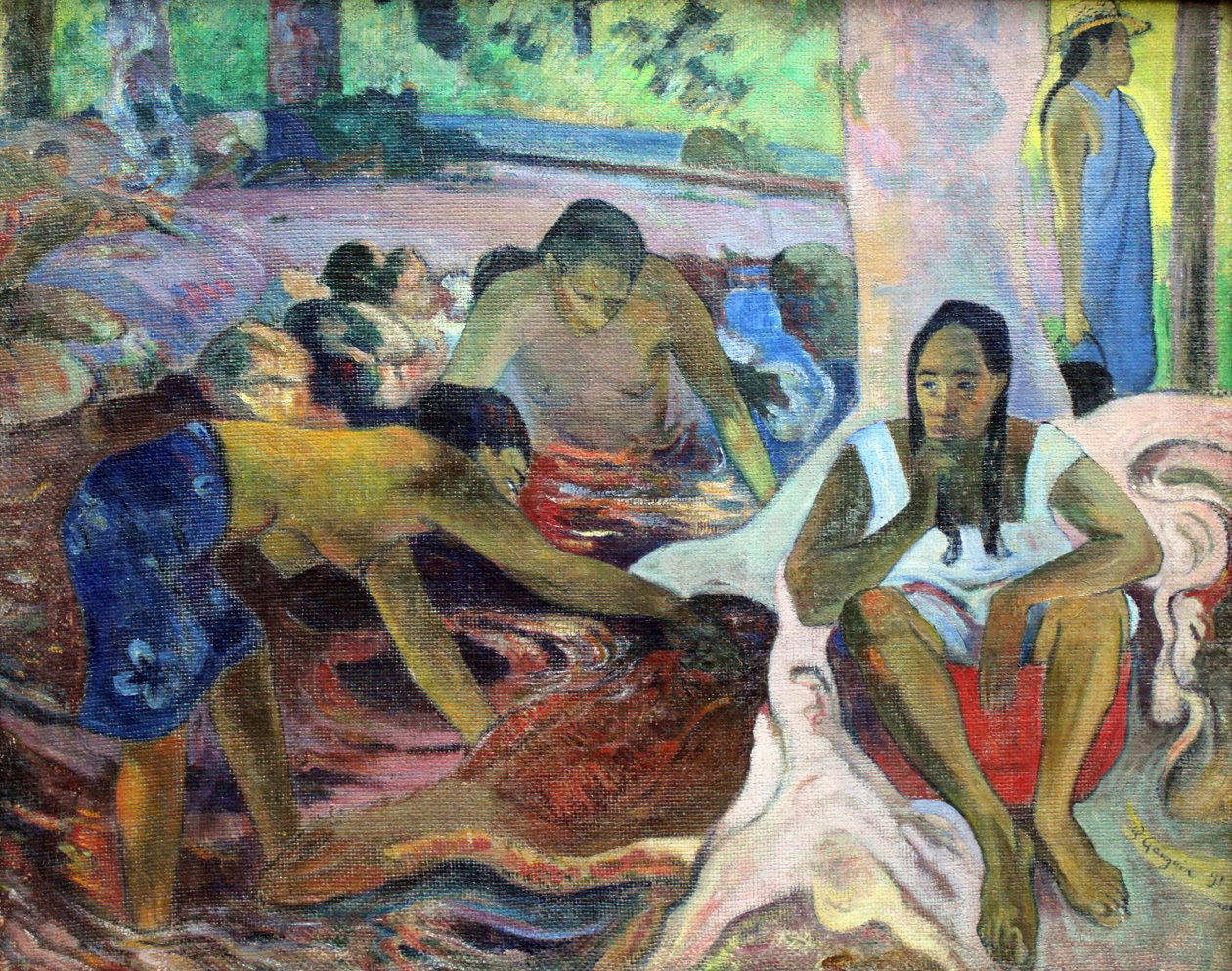 Pescadores taitianos de Paul Gauguin