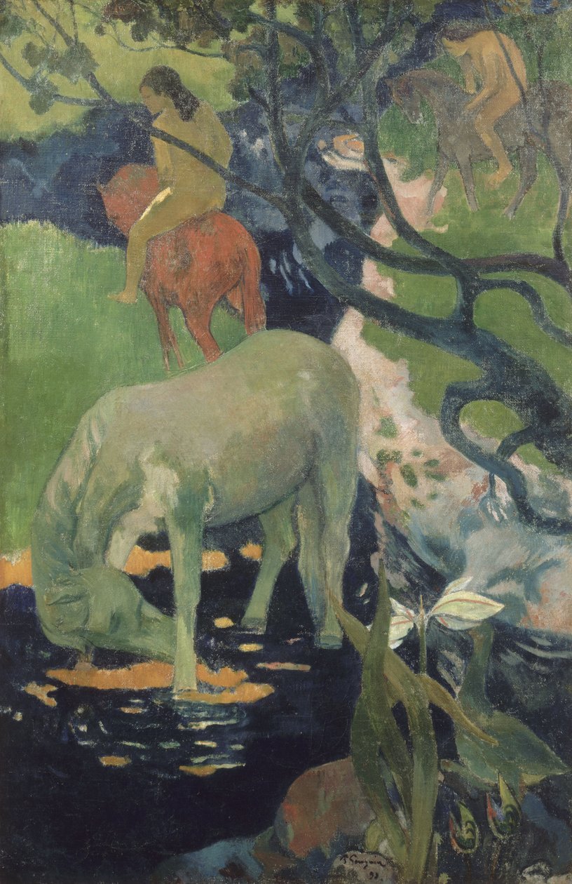 O cavalo branco de Paul Gauguin