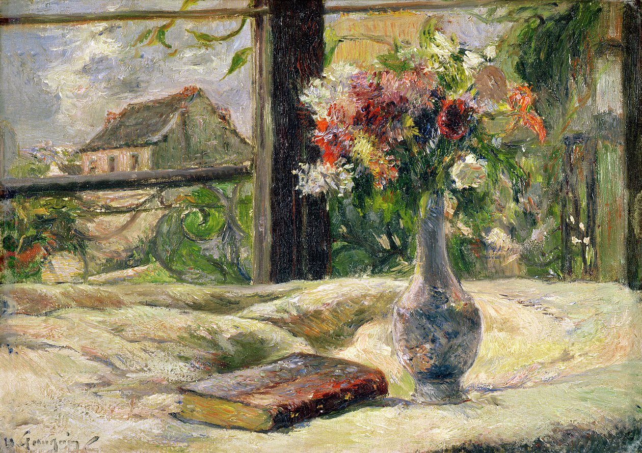 Vaso de flores de Paul Gauguin