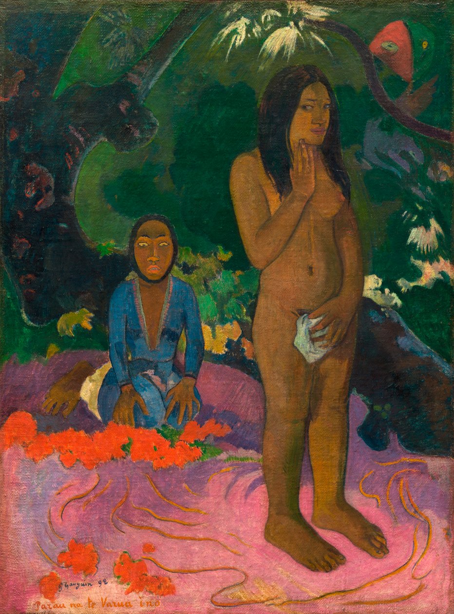Palavras do diabo de Paul Gauguin