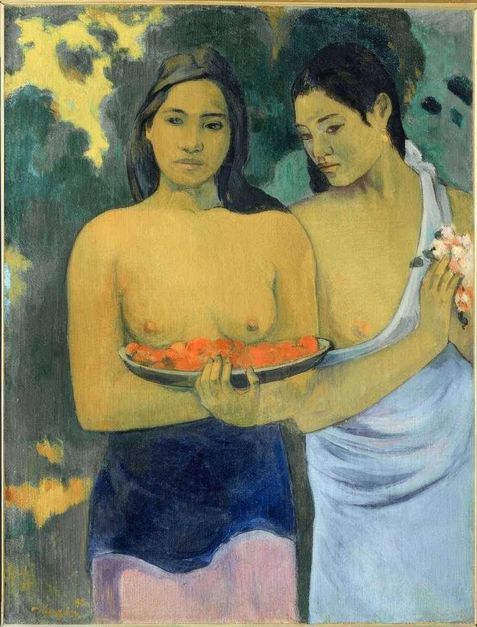 Dois taitianos de Paul Gauguin