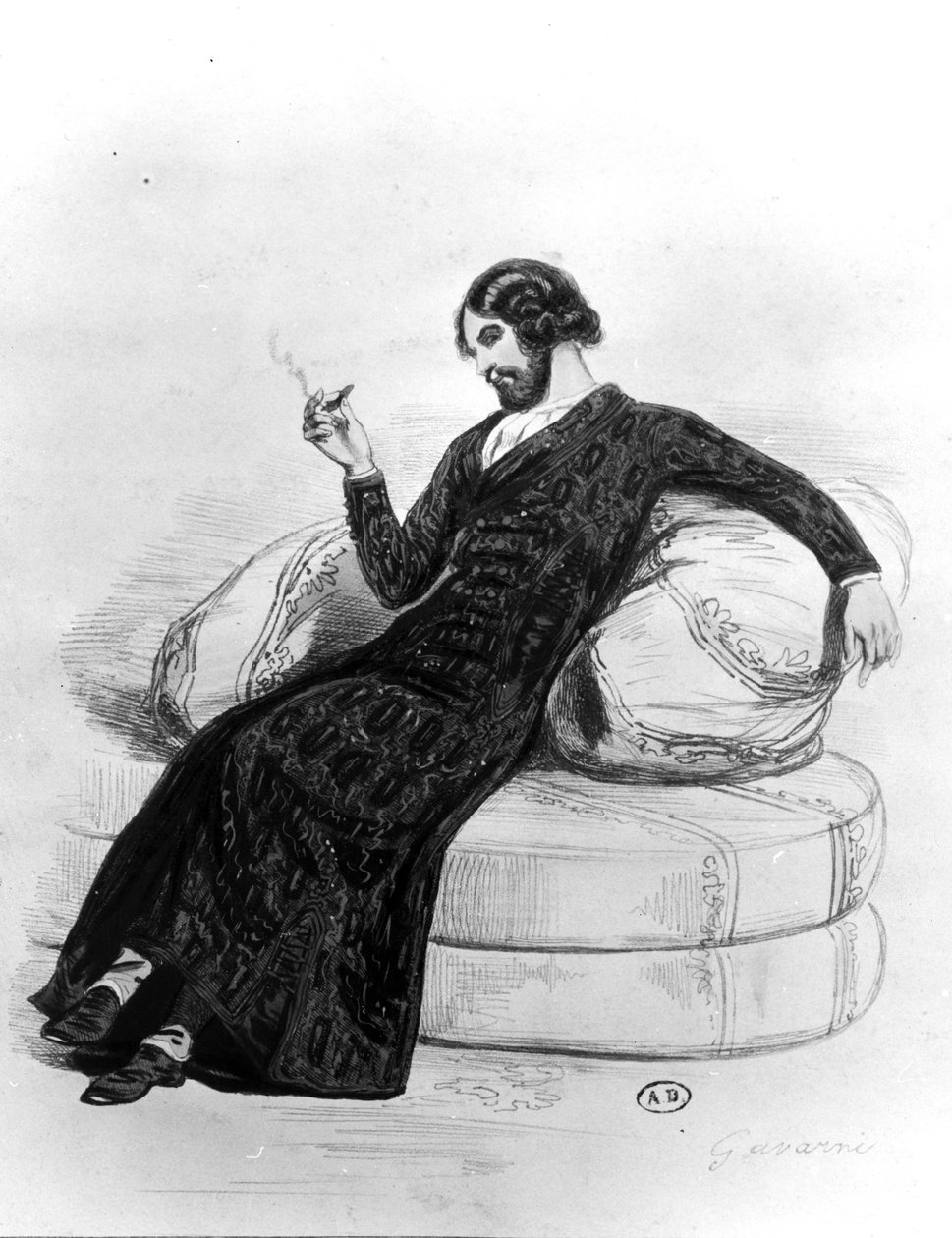 O artista, c.1830 de Paul Gavarni