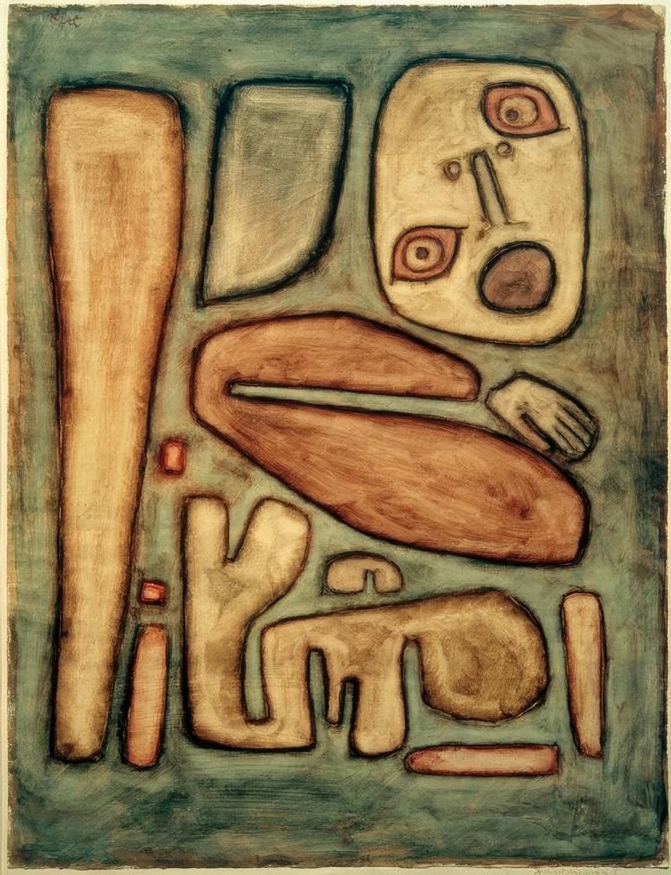 Angstausbruch III de Paul Klee