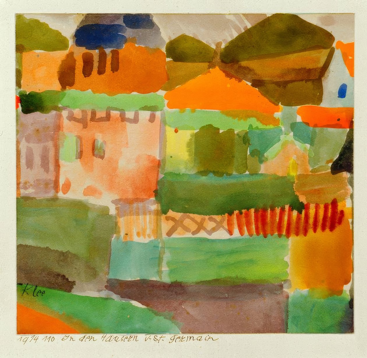 Nas casas v. St. Germain de Paul Klee