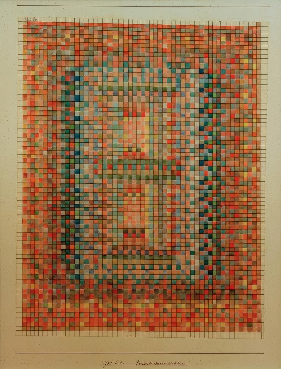Portal de uma mesquita de Paul Klee