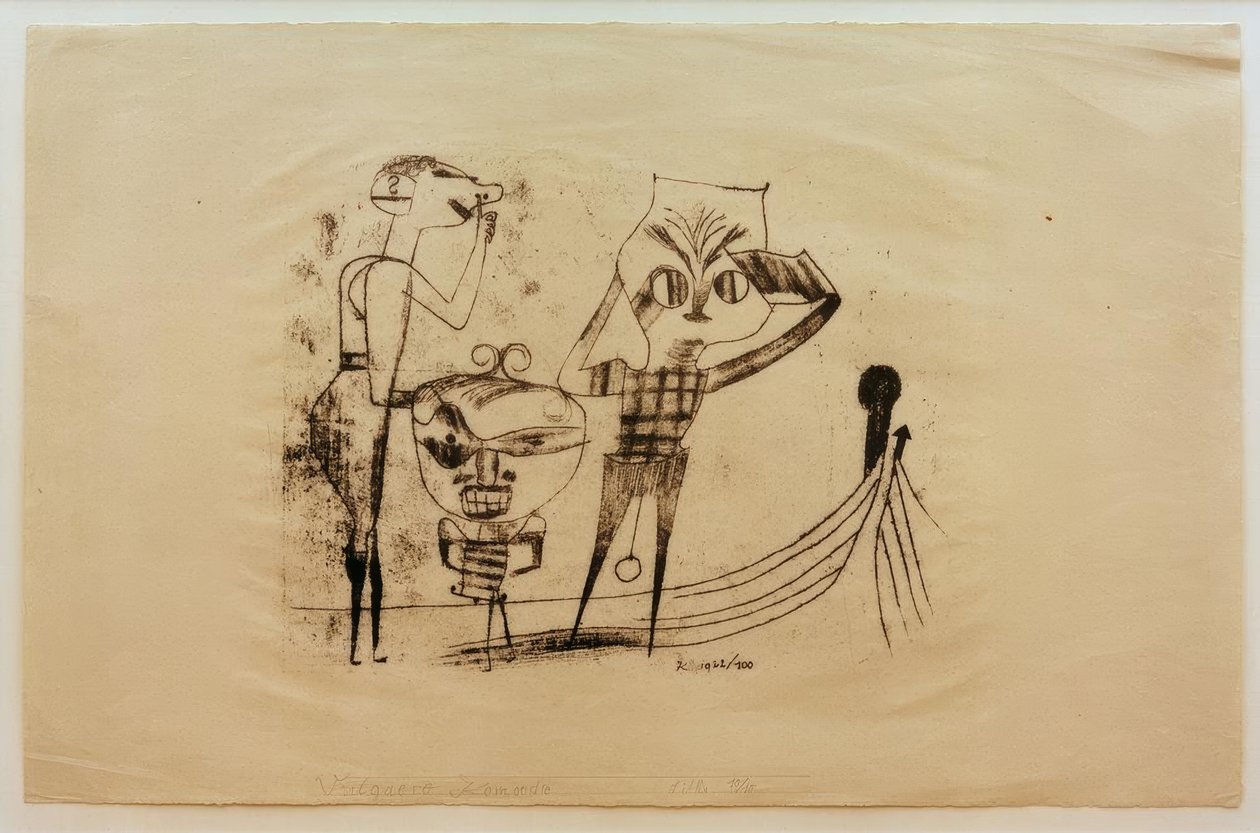 Vulgaere Komoedie de Paul Klee