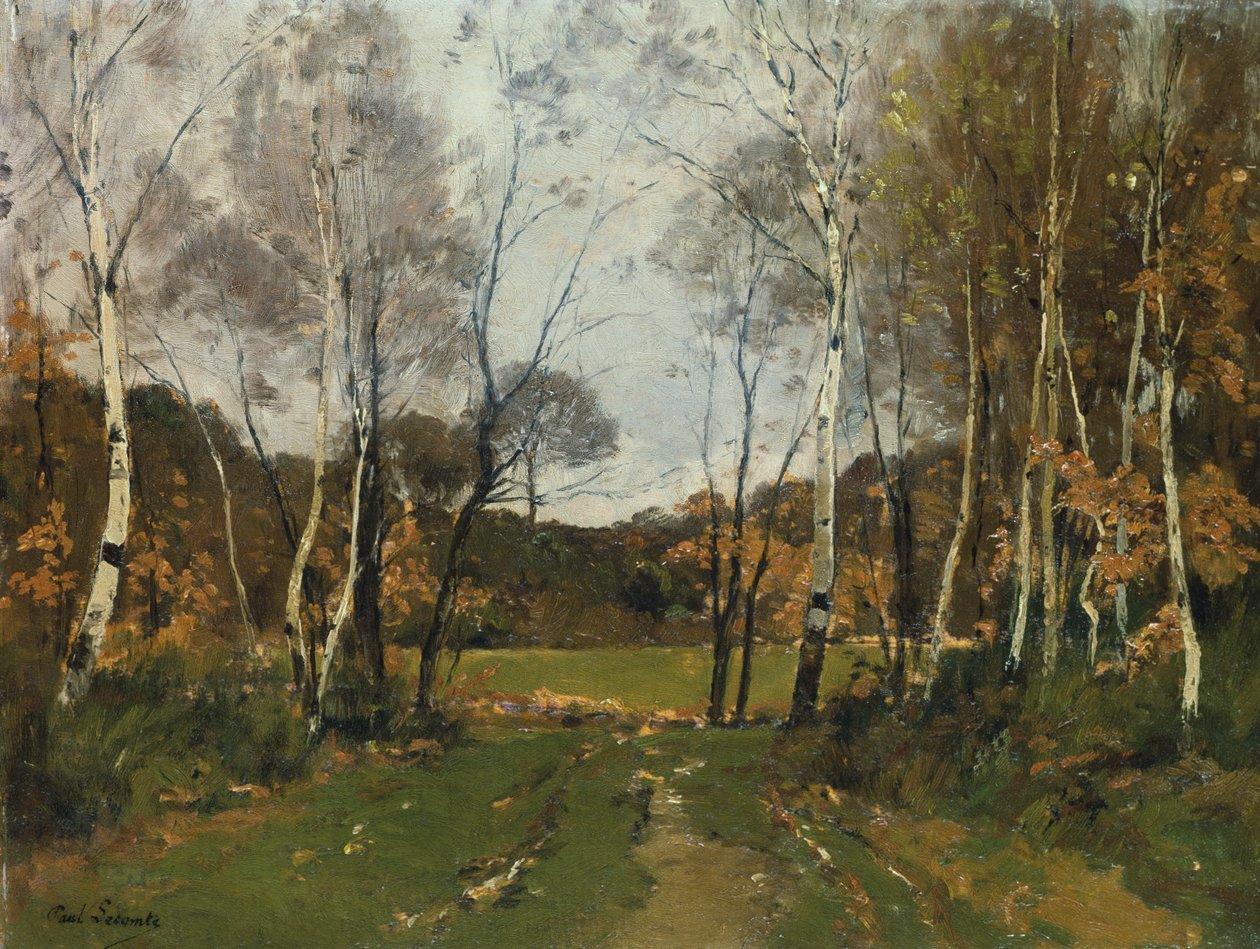 Paisagem arborizada de Paul Lecomte