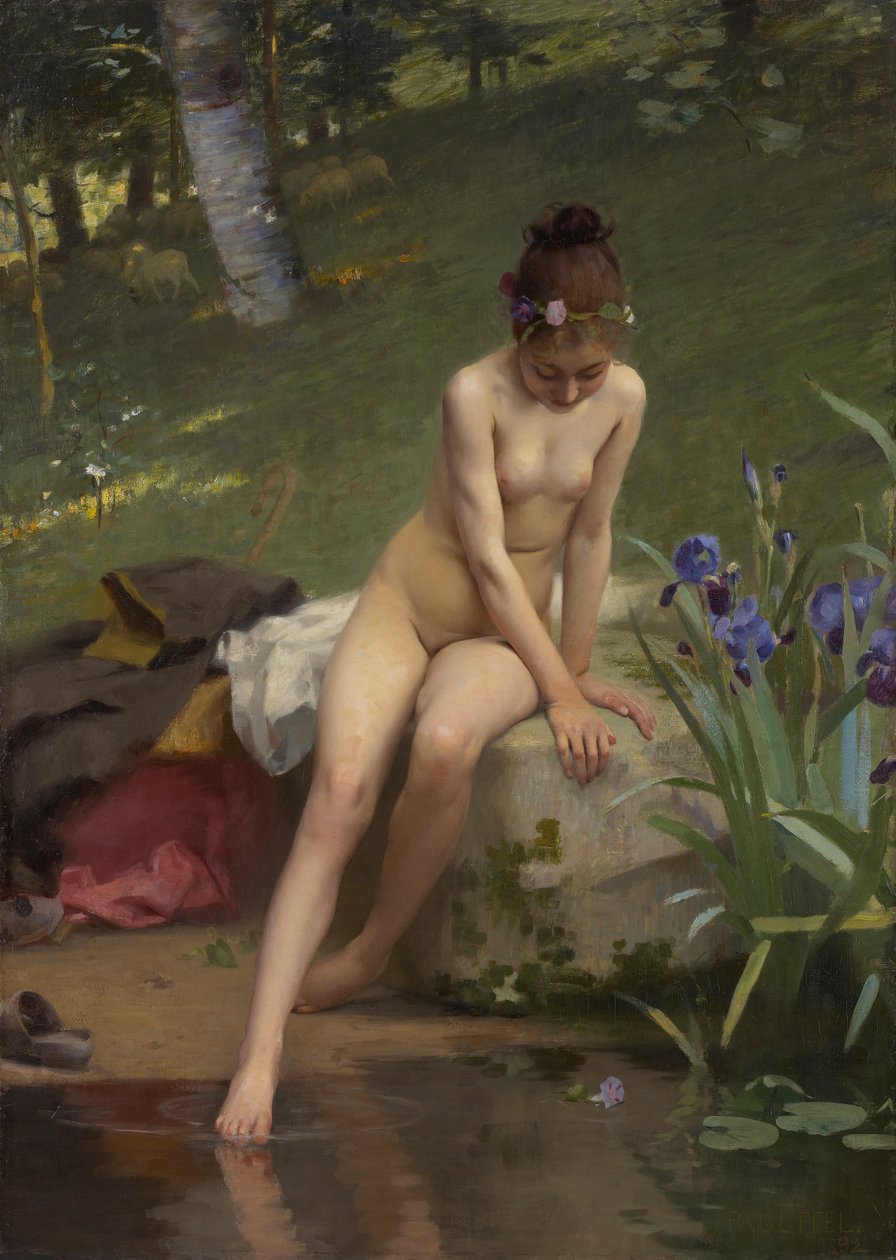A pequena pastora de Paul Peel