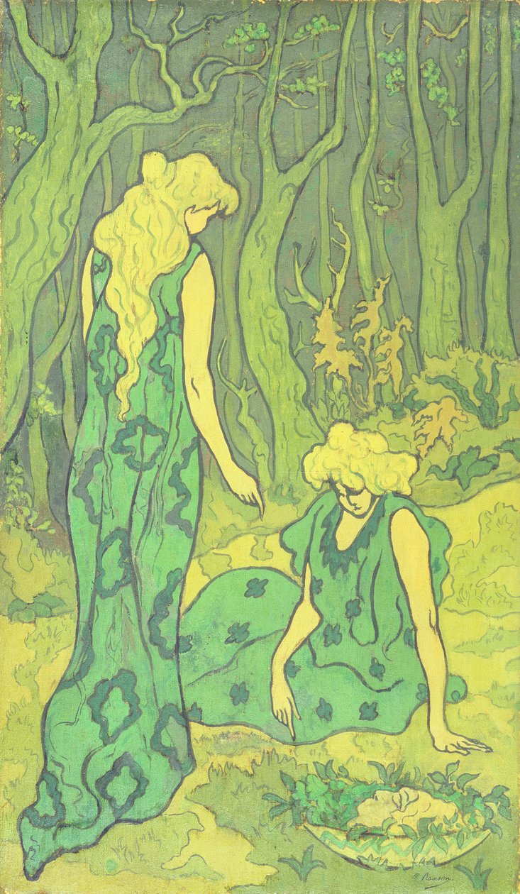 Mulheres na Madeira, 1892 de Paul Elie Ranson