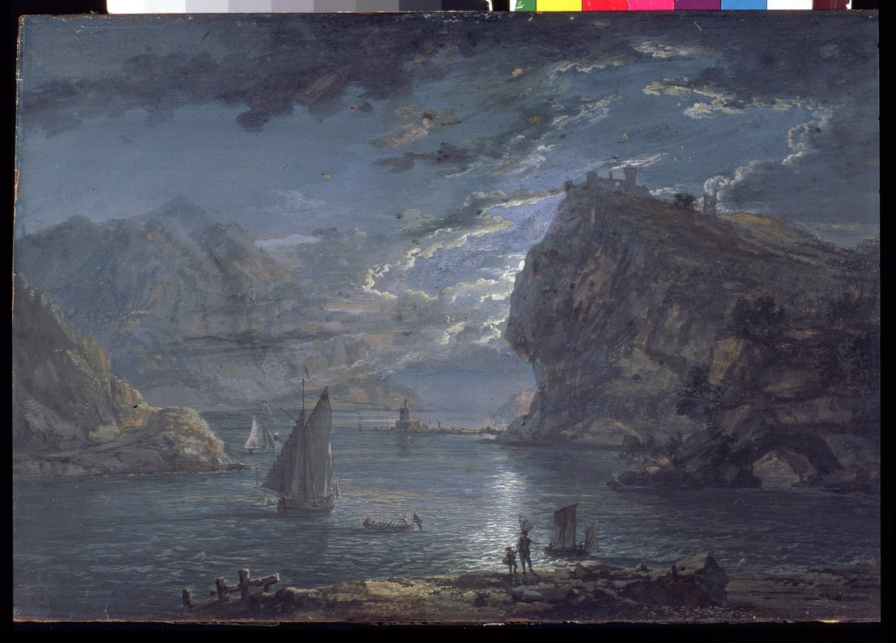 Um efeito de luar de Paul Sandby